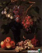 Juan Bautista de Espinosa manzanas y ciruelas painting